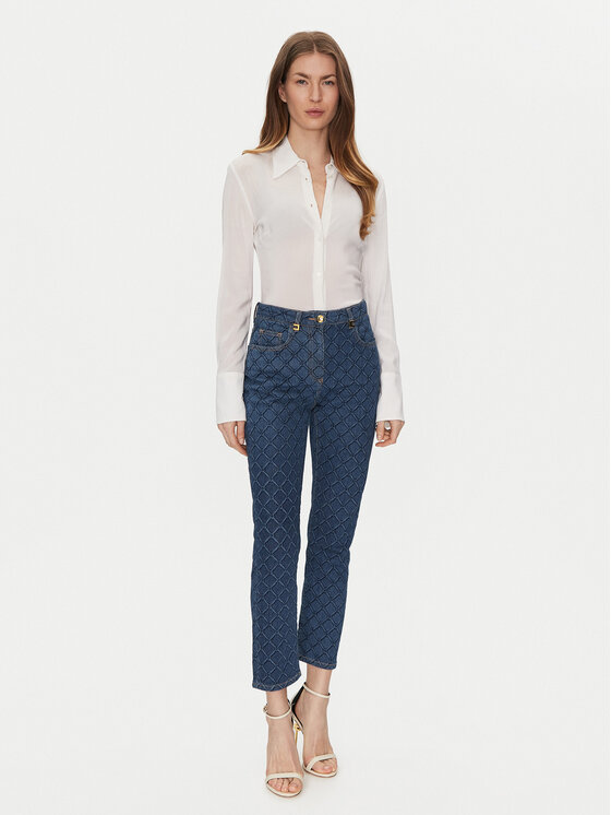 Elisabetta Franchi Elisabetta Franchi Jeans PJ-95N-51E2-V400 Blu scuro Regular Fit