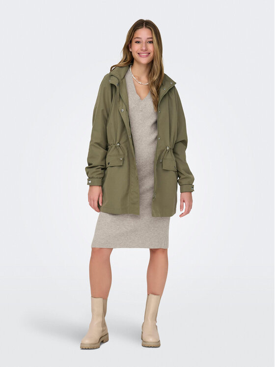 JDY JDY Parka New Hazel 15311863 Zielony Regular Fit