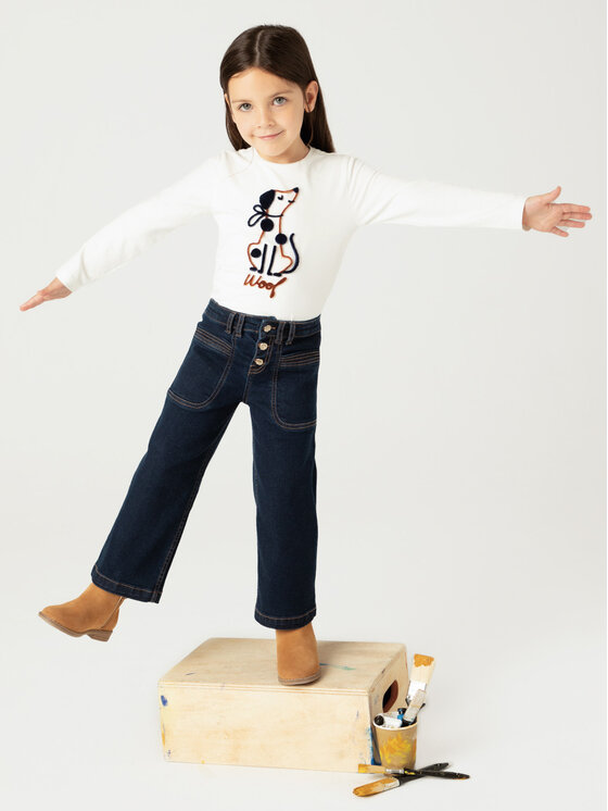 Mayoral Mayoral Jeans 4547 Dunkelblau Wide Leg