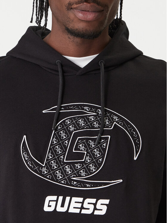 Guess Guess Pulóver Z6RQ05 K9YI1 Fekete Regular Fit