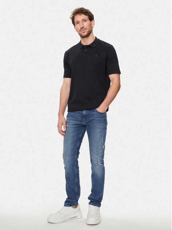 KARL LAGERFELD KARL LAGERFELD Pólóing 745028 542232 Sötétkék Regular Fit
