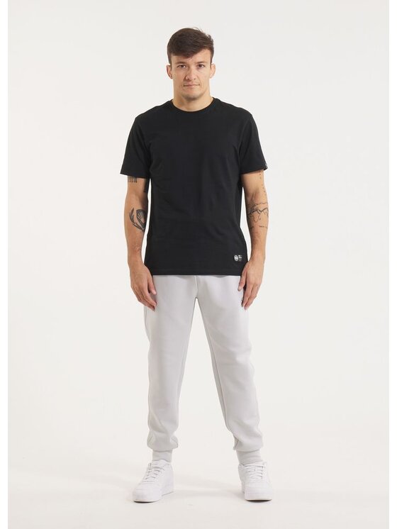 PITBULL PITBULL Spodnie dresowe DOGWOOD POCKET Biały Regular Fit