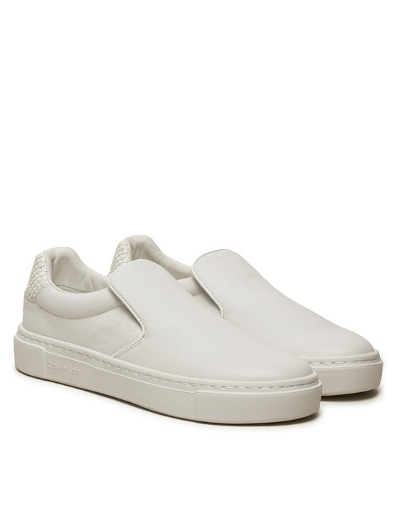 Calvin Klein Calvin Klein Laisvalaikio batai Cupsole Slip On HW0HW02297 Balta