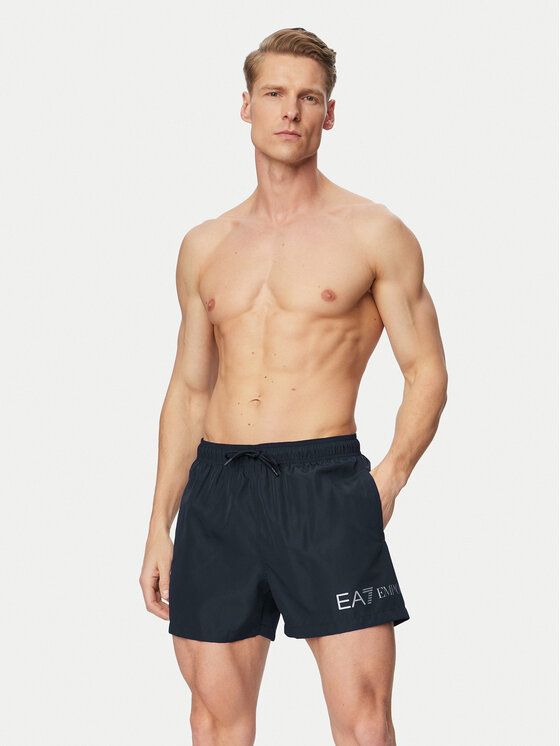 EA7 Emporio Armani EA7 Emporio Armani Ujumisšortsid 7M002000 AF13049 MC026 Must Regular Fit