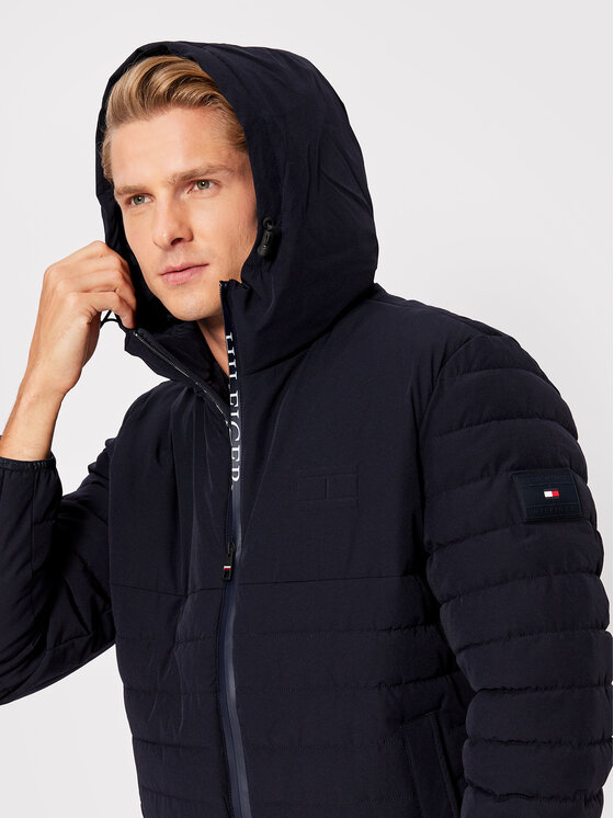 Tommy Hilfiger Tommy Hilfiger Übergangsjacke Stretch MW0MW26874 Dunkelblau Regular Fit