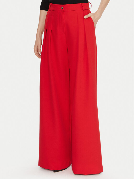 Maryley Maryley Hlače 25IB579/43MA Crvena Regular Fit