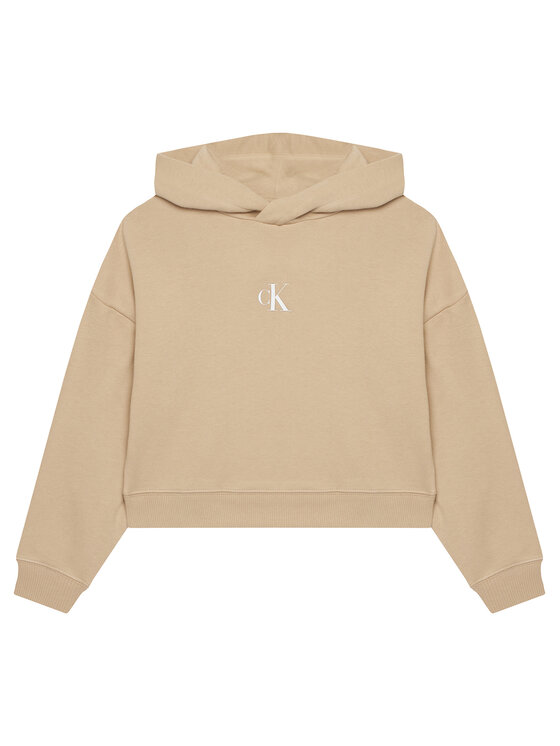Calvin Klein Jeans Calvin Klein Jeans Μπλούζα IG0IG02755 D Μπεζ Boxy Fit