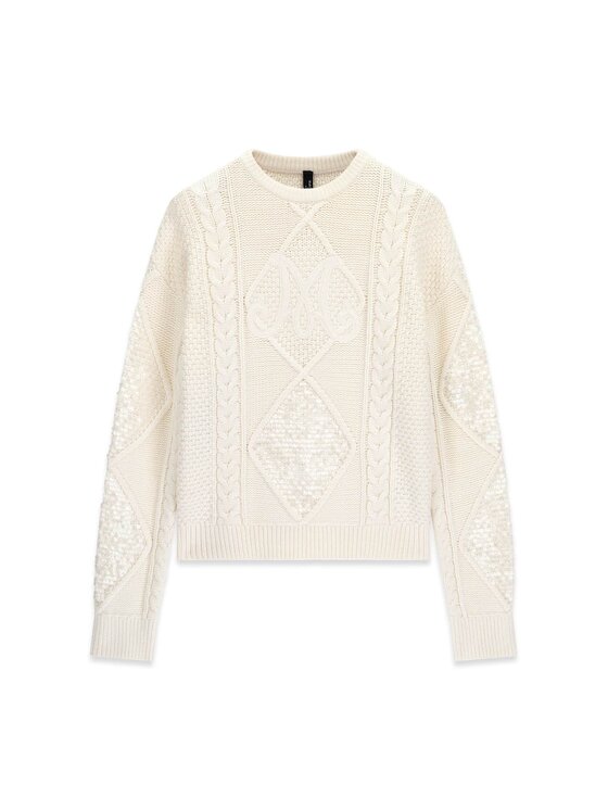 Marciano Guess Marciano Guess Sweter 181469 Biały Classic Fit
