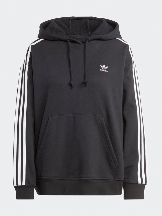 adidas Felpa Adicolor Classics Oversized Hoodie IB7454 Nero Relaxed Fit Modivo