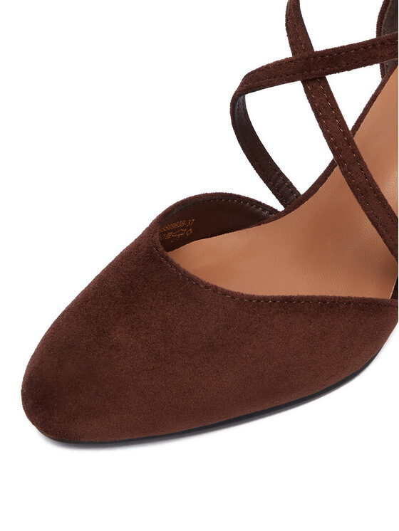 JENNY JENNY Pantofi cu toc subțire CEO-R26SS09938 Maro