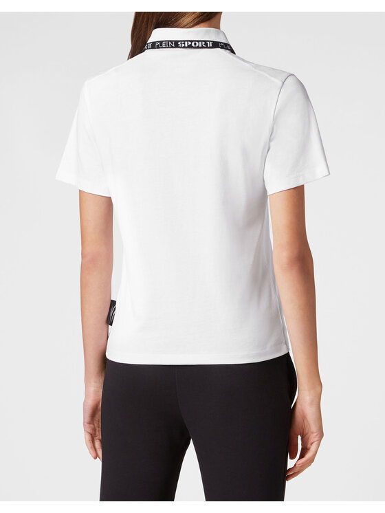 Plein Sport Plein Sport Polo 9335 Biały Regular Fit