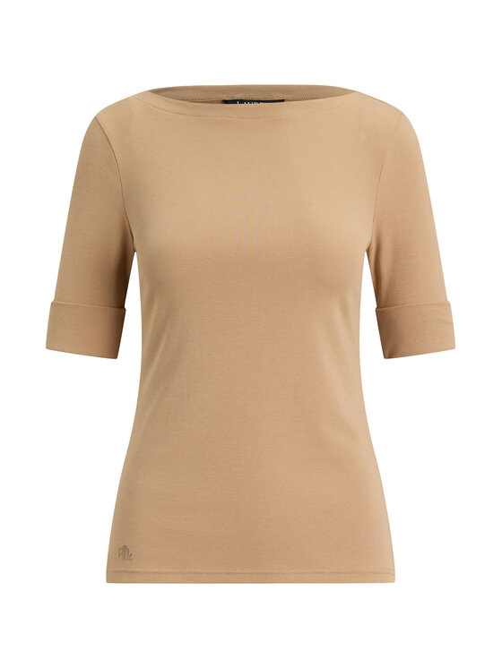 LAUREN RALPH LAUREN LAUREN RALPH LAUREN Blúz 200654963504 Sötét bézs Slim Fit
