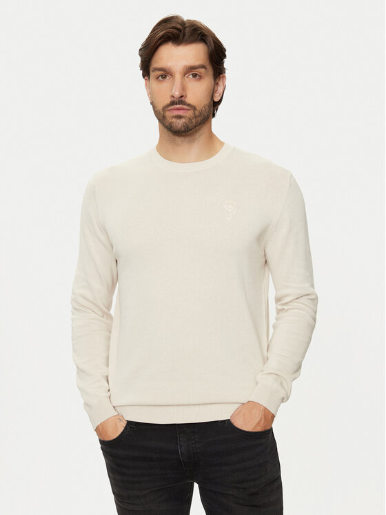 KARL LAGERFELD Pulover 655029 544301 Bej Regular Fit