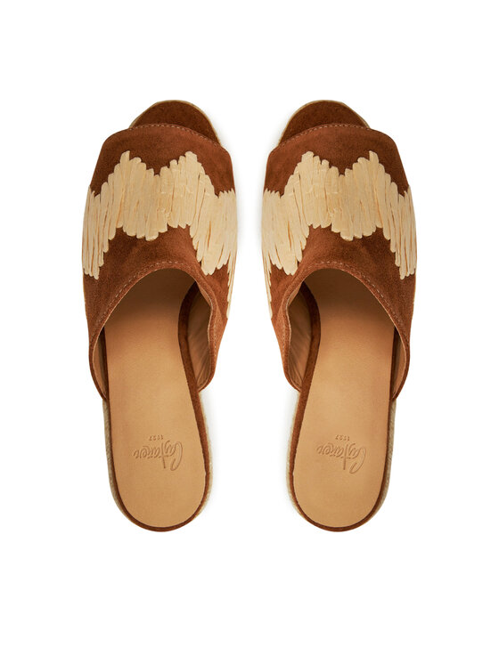 Castañer Castañer Espadryle Eleo/186 023437 Brązowy