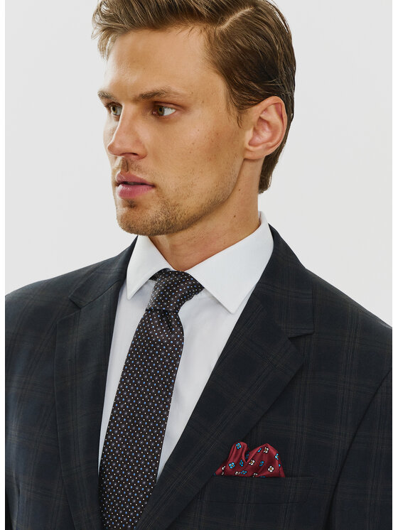 Pako Lorente Pako Lorente Marynarka P24SF-3G-008 Granatowy Slim Fit