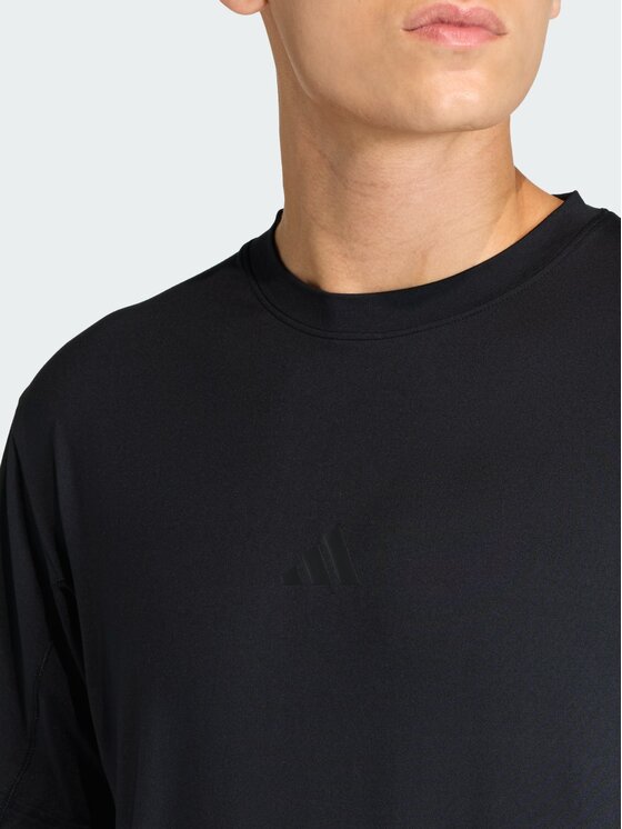 adidas adidas Koszulka techniczna 163682 Czarny Regular Fit
