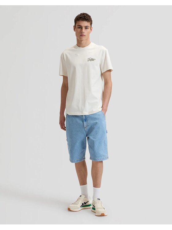 Lee Lee T-shirt FLAG TEE Bianco Regular Fit