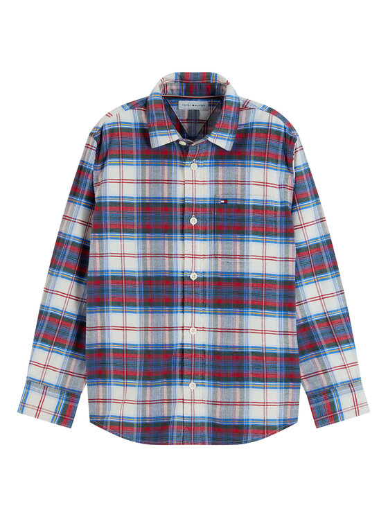 Tommy Hilfiger Tommy Hilfiger Srajca KB0KB10662 Pisana Regular Fit