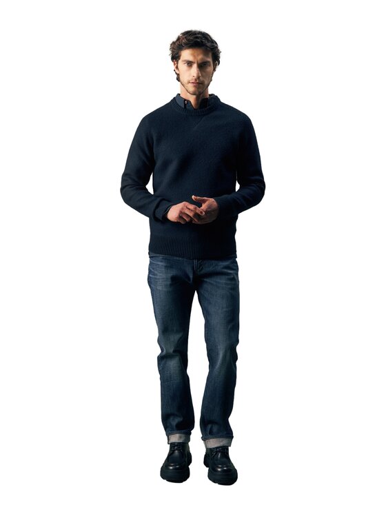 Lee Lee Jeansy 112387687 Granatowy Slim Fit