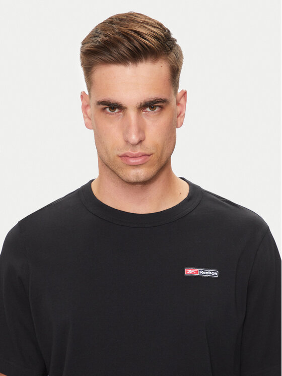 Reebok Reebok T-särk Ri Logo Mash Up Tee 100076372 Must Regular Fit