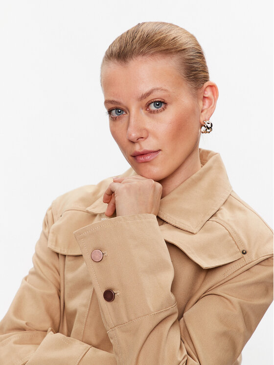 Remain Remain Prehodna jakna Canvas 5001692546 Bež Oversize