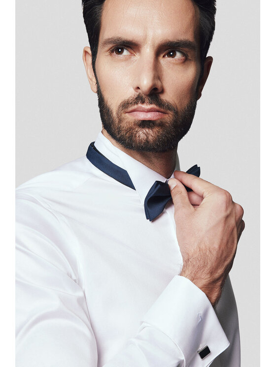 Lancerto Lancerto Koszula Rachele KO073124000027 Biały Slim Fit