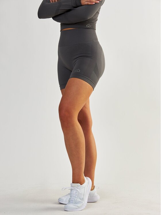 BeShaped BeShaped Športové kraťasy Modelujące Power Up! Sivá Shaping Fit