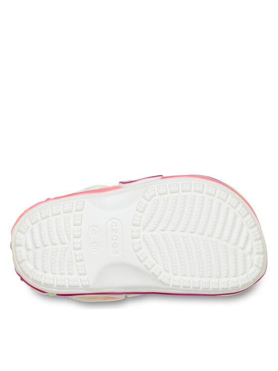 Crocs Crocs Pantoletten Toddler Crocs Iam Unicorn Lights Classic Clog 212508 Weiß