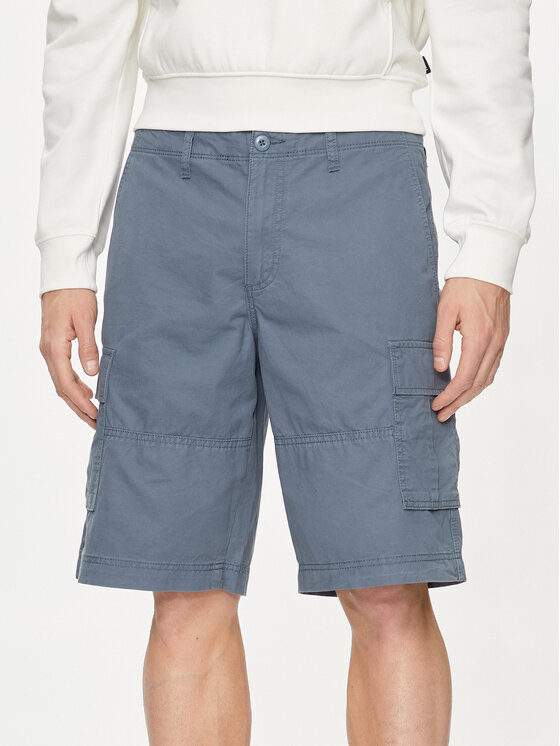 Jack&Jones Jack&Jones Kratke hlače iz tkanine Jpstcole 12253222 Modra Loose Fit