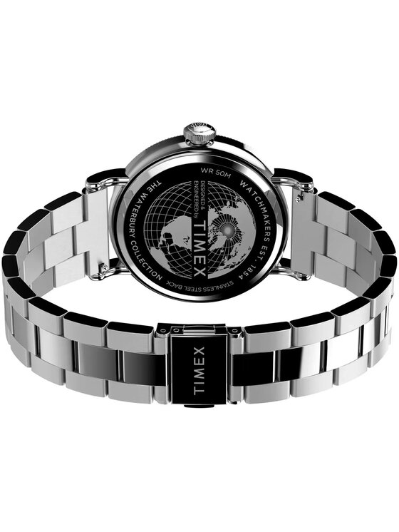 Timex Timex Zegarek TW2W20500 Srebrny
