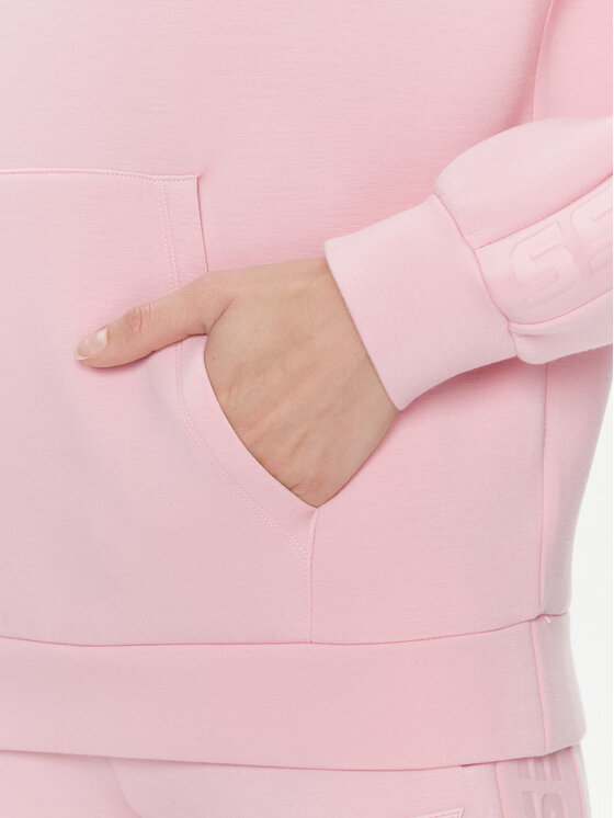 Guess Guess Majica dugih rukava Brenda V2YQ18 K7UW2 Ružičasta Relaxed Fit