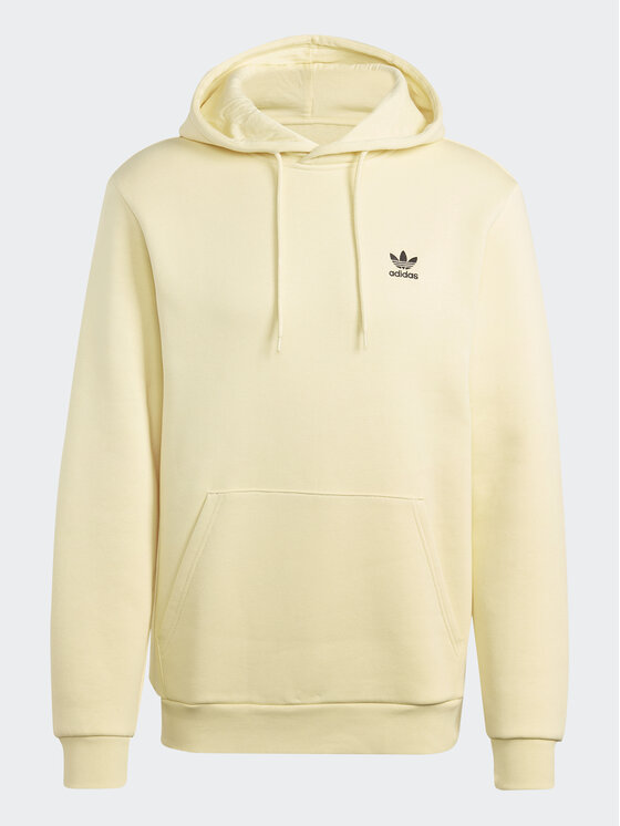adidas trefoil hoodie yellow