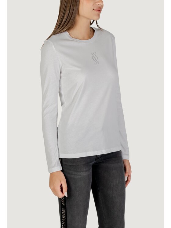 Armani Exchange Armani Exchange Blusa XW001350 AF17172 Bianco Casual Fit