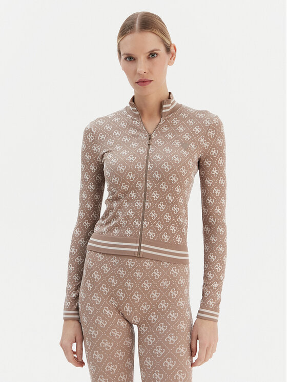 Guess Guess Džemperis V5BP08 K2000 Ruda Slim Fit