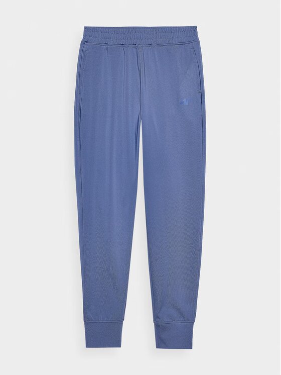 4F 4F Pantaloni da donna 4FWAW24TFTRF689-31S Blu Regular Fit