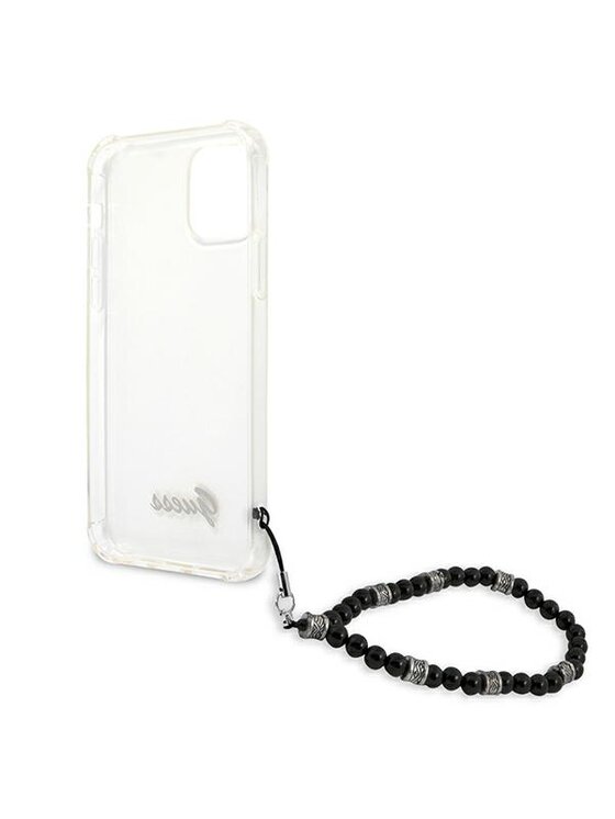 Guess Guess Etui na telefon iPhone 12 Pro Max Przezroczysty