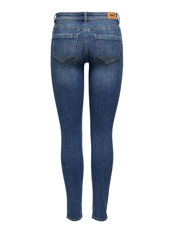 ONLY ONLY Blugi Wauw 15219241 Albastru Skinny Fit