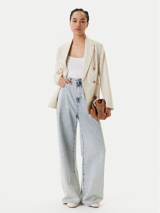 United Colors Of Benetton United Colors Of Benetton Marynarka 2AGHDW03E Beżowy Regular Fit