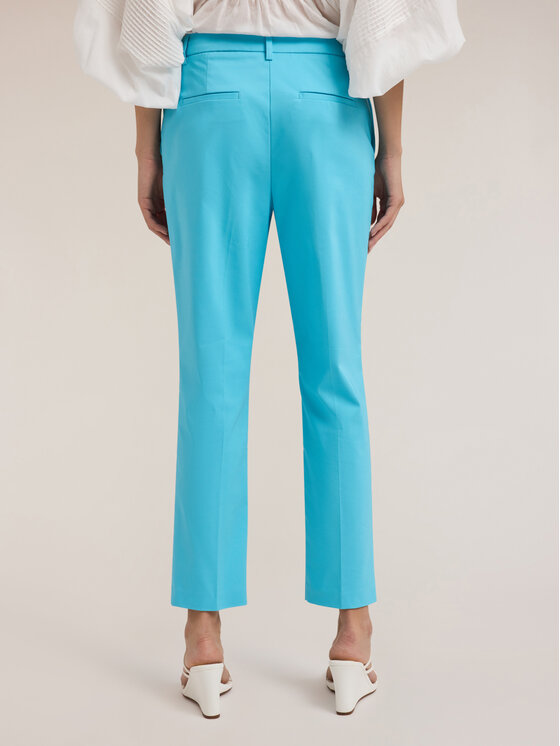 Motivi Motivi Pantaloni di tessuto P203Q303936N004 Turchese Regular Fit