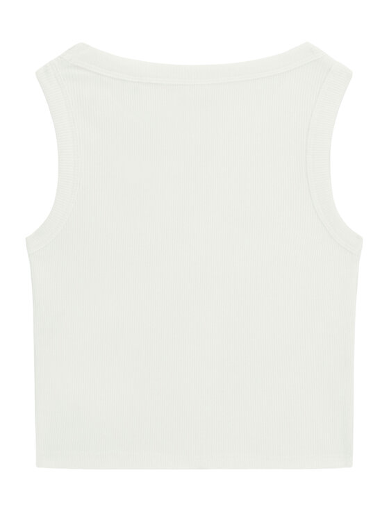 Guess Guess Top J6GI36 K8RT2 Weiß Slim Fit