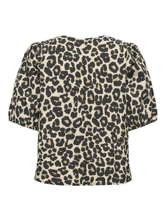 ONLY ONLY Блуза Jenna 15368592 Тъмнобежов Regular Fit