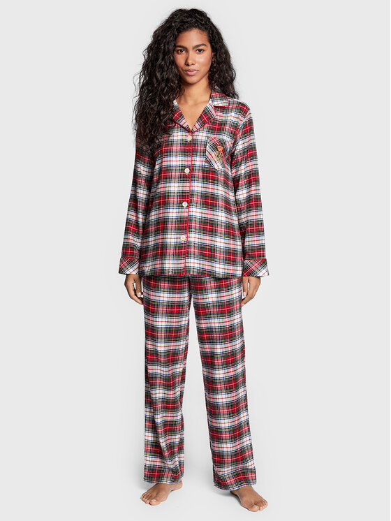Lauren Ralph Lauren Pijama ILN92203 Colorat Regular Fit