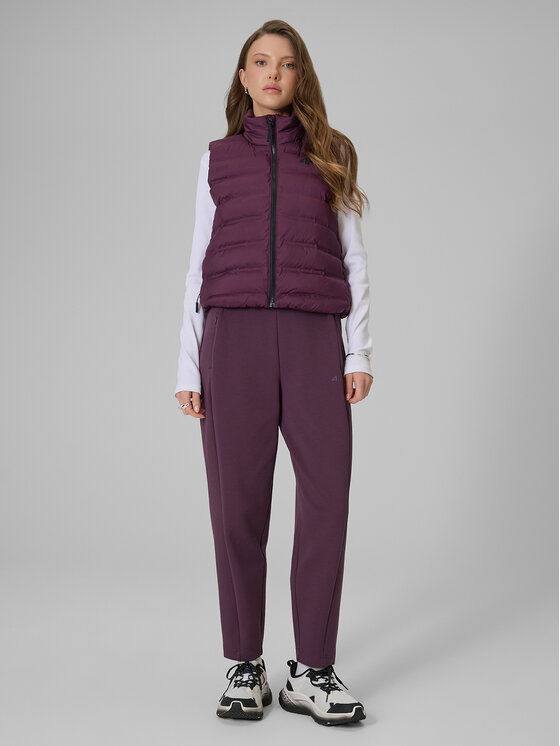 4F 4F Kamizelka EVERYDAY ACTIVE Fioletowy Regular Fit