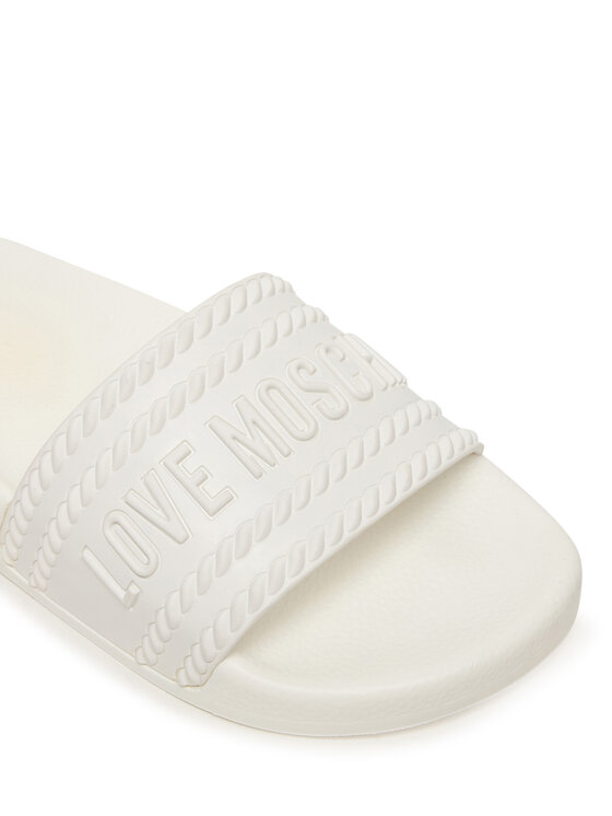 LOVE MOSCHINO LOVE MOSCHINO Klapki JA28342G0OI22100 Biały