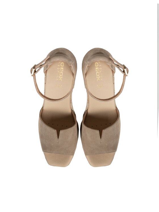 Geox Geox Espadrilky D25TTD 00022 Béžová