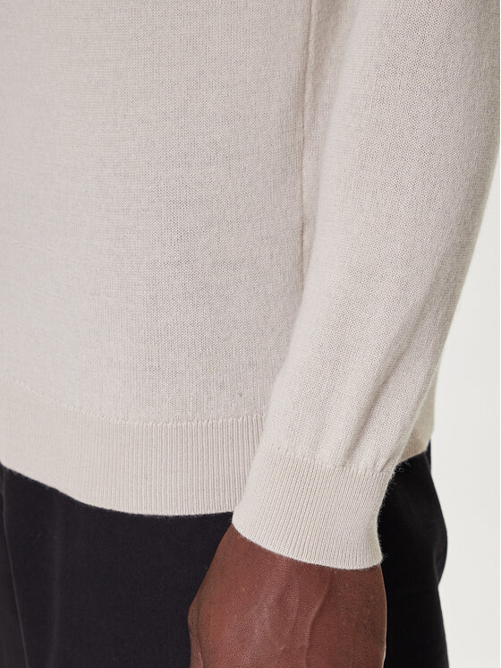 KARL LAGERFELD KARL LAGERFELD Golf 655058 554399 Beżowy Regular Fit