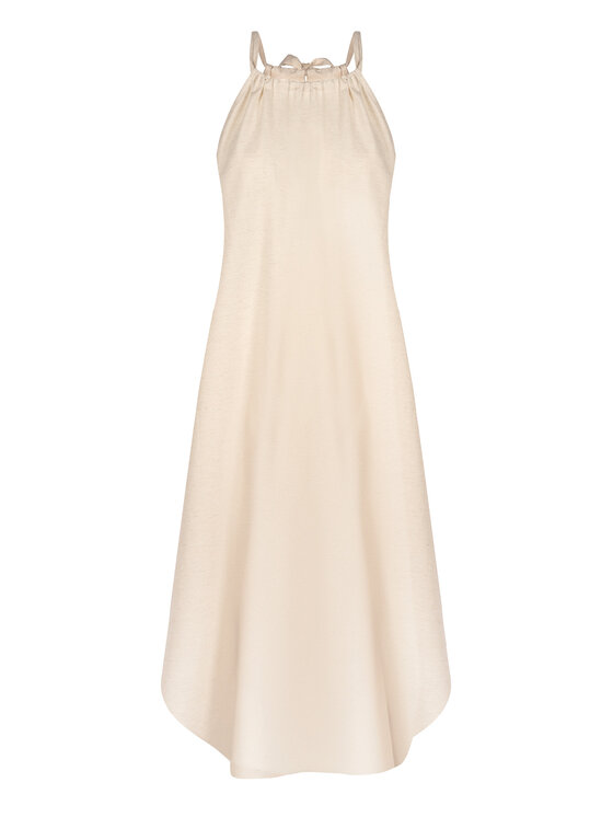 Feba Feba Vestito estivo F252 Beige Relaxed Fit