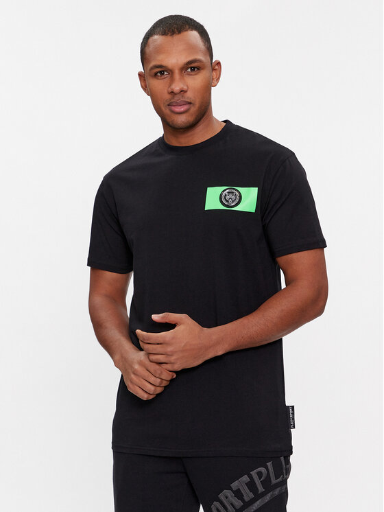 Plein Sport Plein Sport T-shirt SADC MTK6907 SJY001N Nero Regular Fit