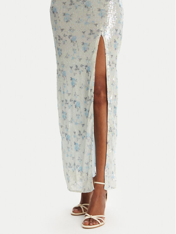 Bardot Bardot Večerné šaty Lois Sequin 59956DB Modrá Slim Fit