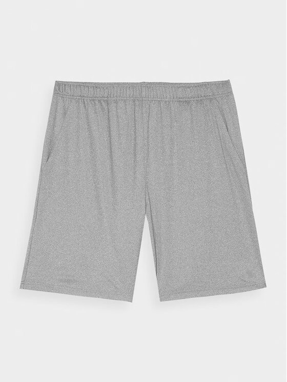 4F 4F Szorty sportowe 4FWAW24TFSHM697-25M Szary Regular Fit